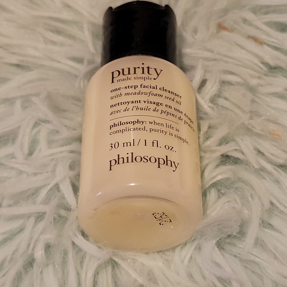 Philosophy Purity Made Simple One-Step Facial Cleanser Travel Mini Size 1oz 30ml